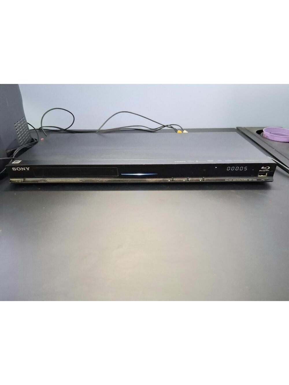 Sony BDP-S380 Blu-Ray Disc DVD Player 1080p HDMI Network Tested Works No Remote